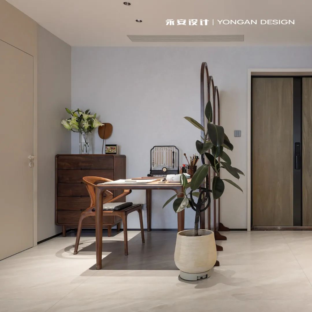 永安设计·瑧山海190m²|当中国元素遇上极简风-56