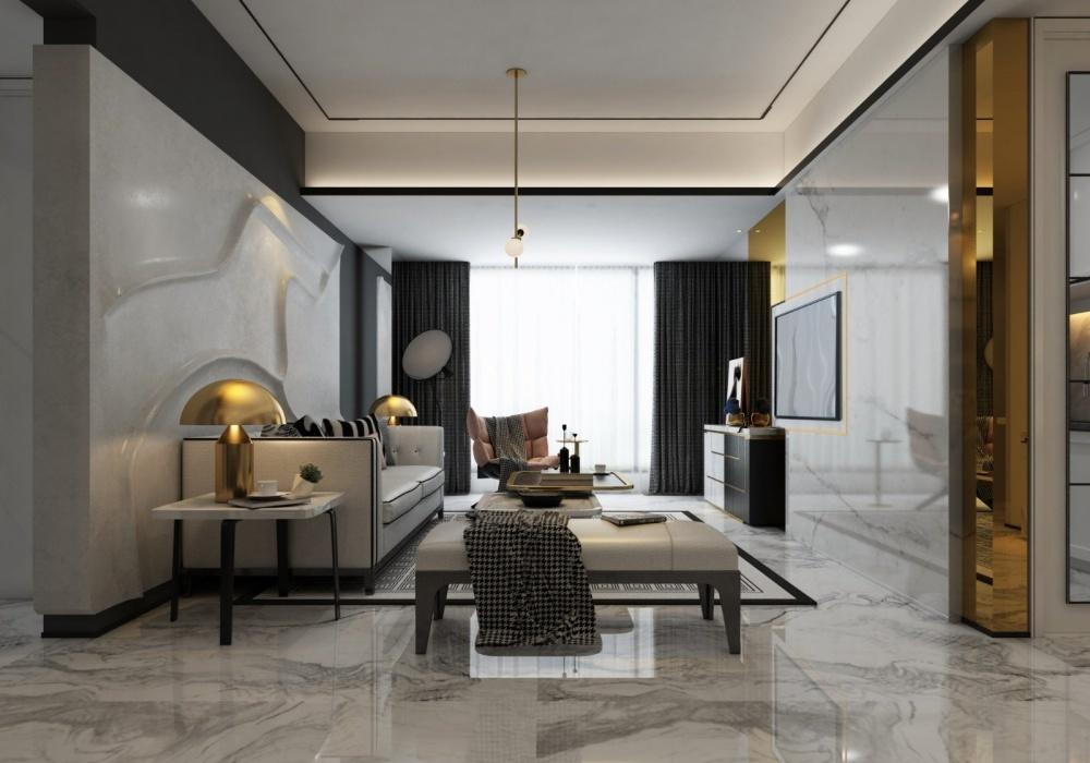 广西北海嘉禾星光海湾轻奢样板间设计 | 打造都会璀璨精彩-2