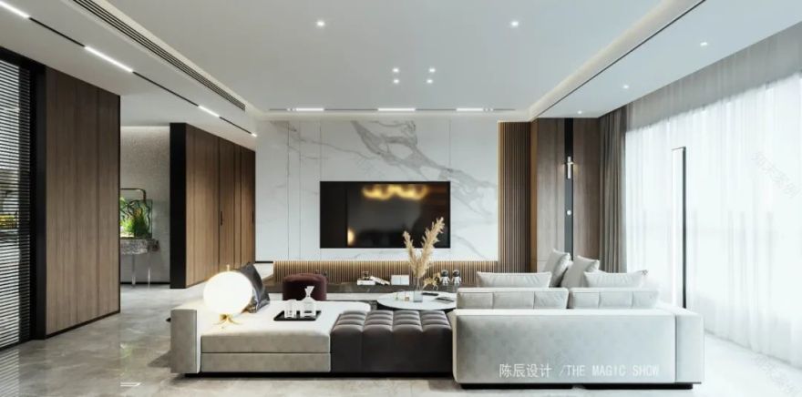 成都蔚蓝卡地亚花园城 | 现代简约的人居美学-43