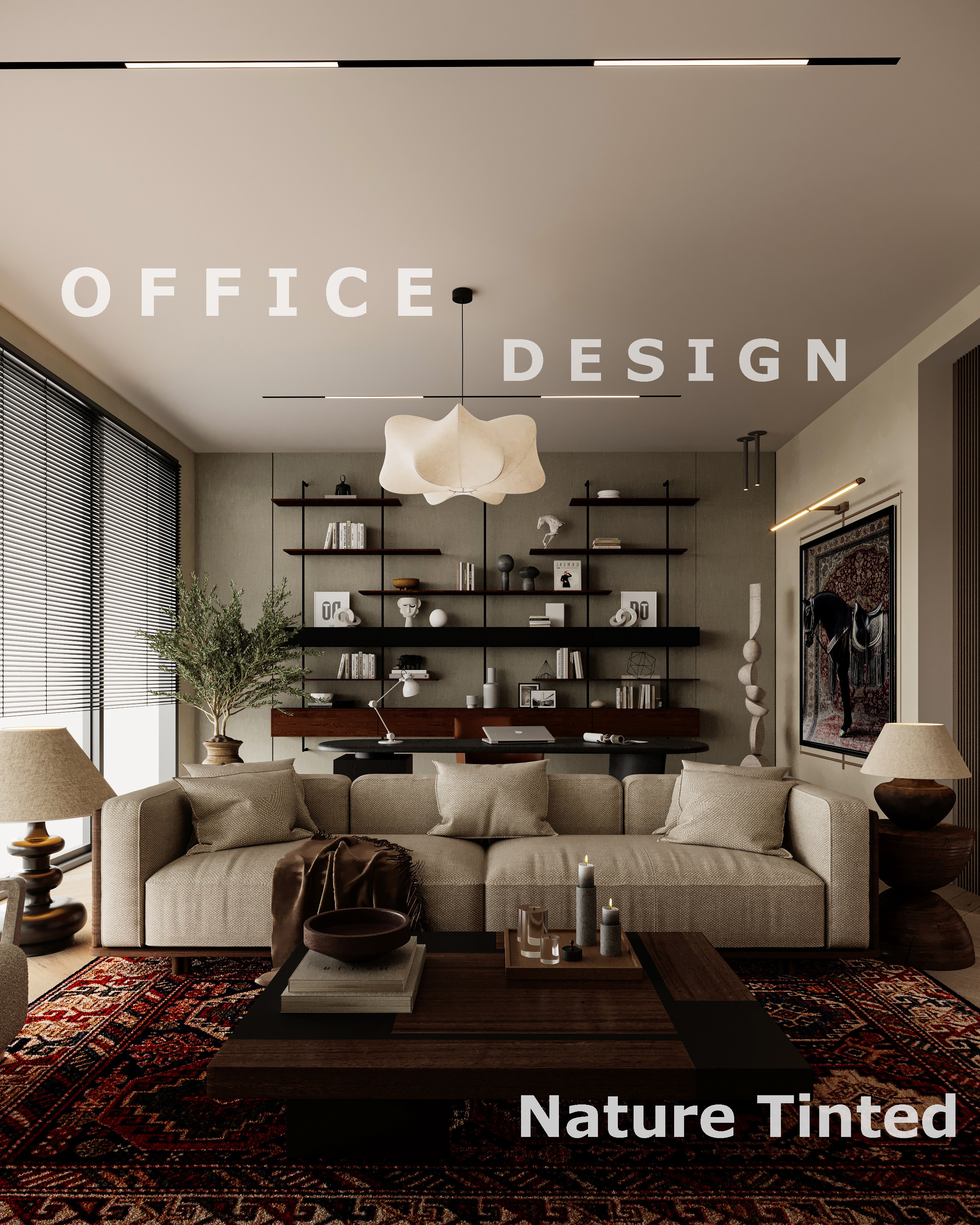 客厅与办公室设计-7