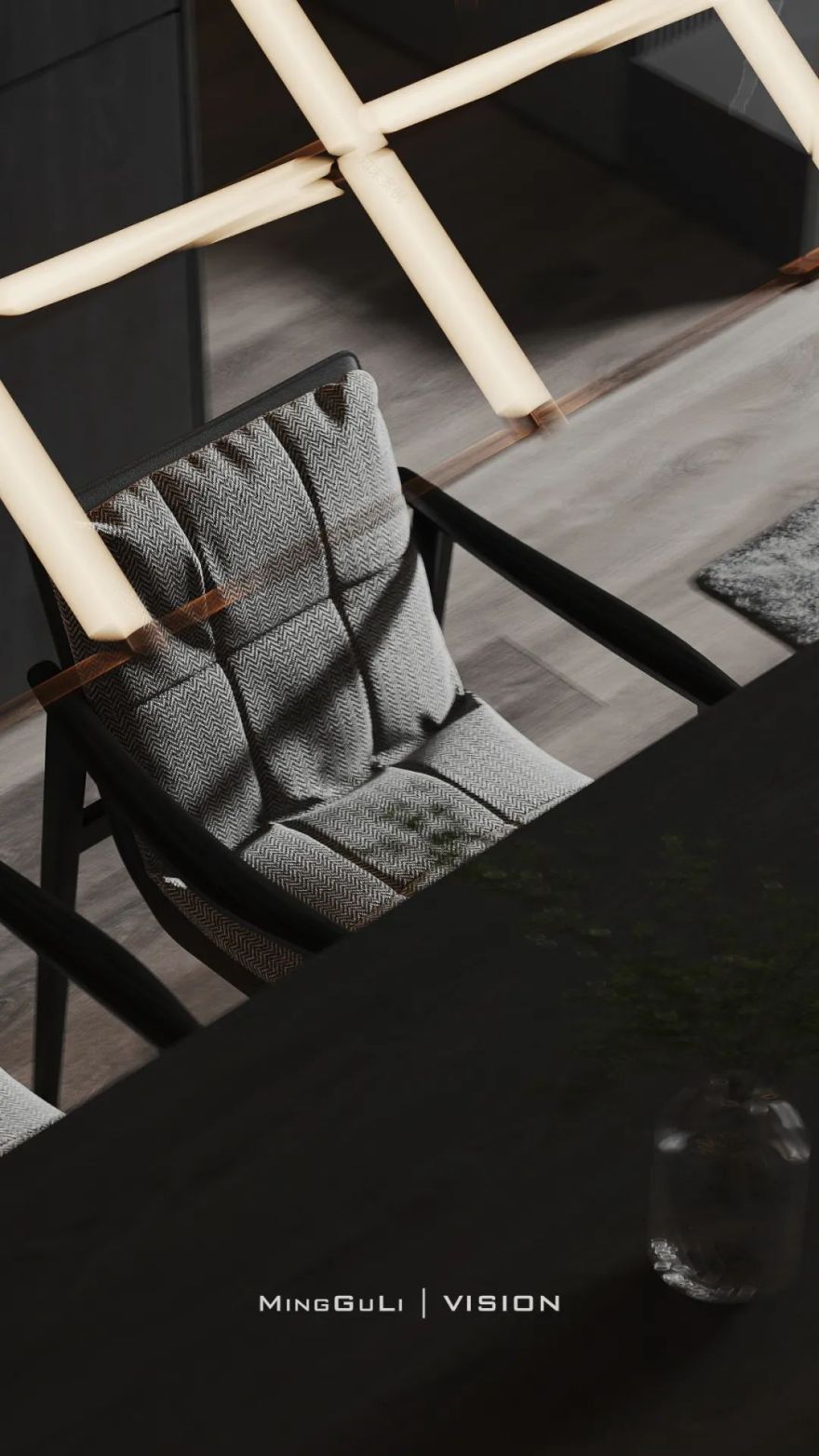 极简黑白灰家装-23