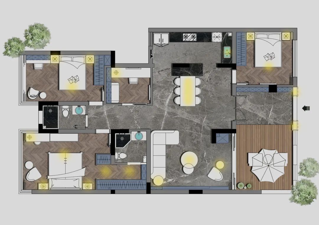 焦糖·BROWN丨素朴设计·高蕾,肆月软装·木木-63