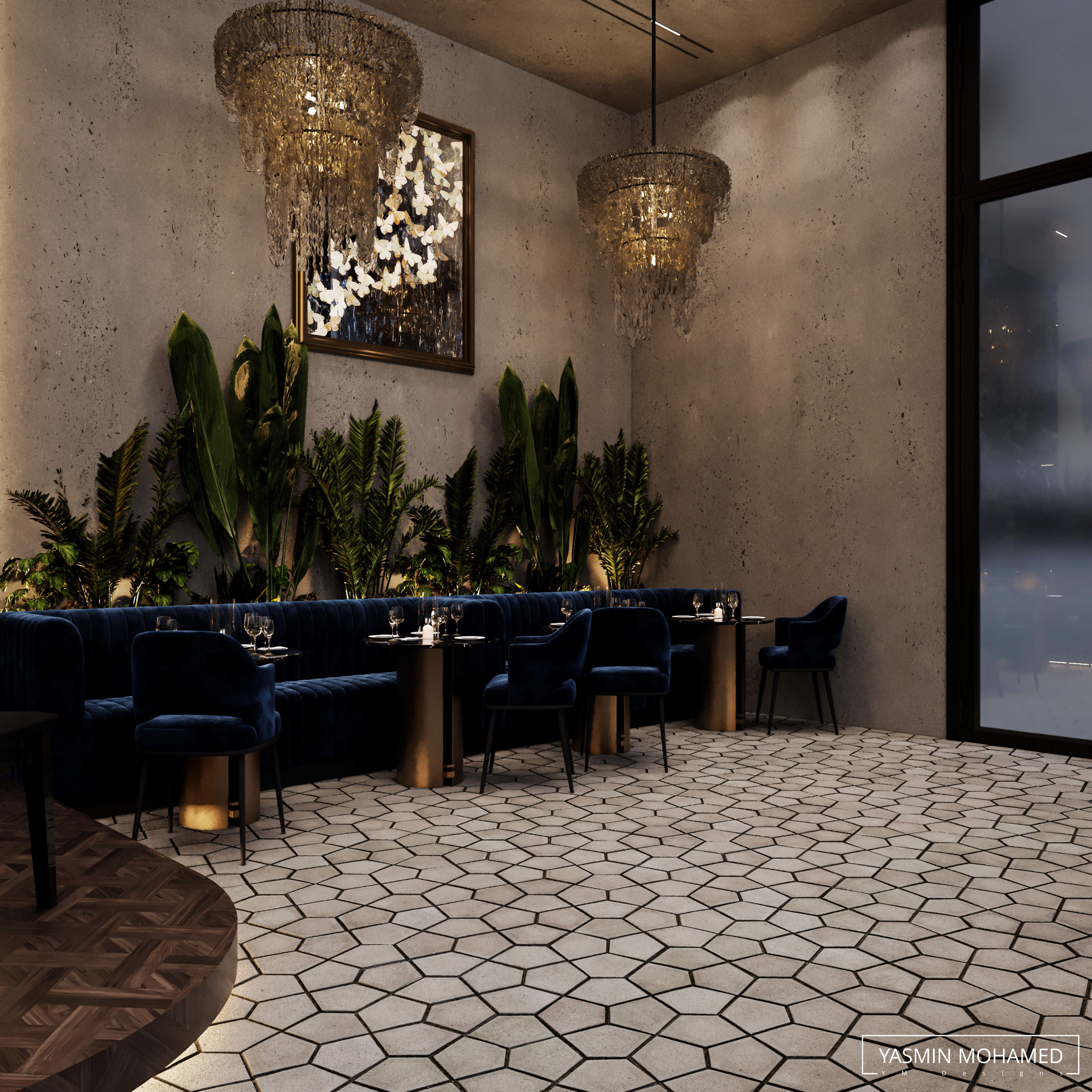 Lu·ury Restaurant Design（豪华餐厅设计）丨yasmin mohamed-13