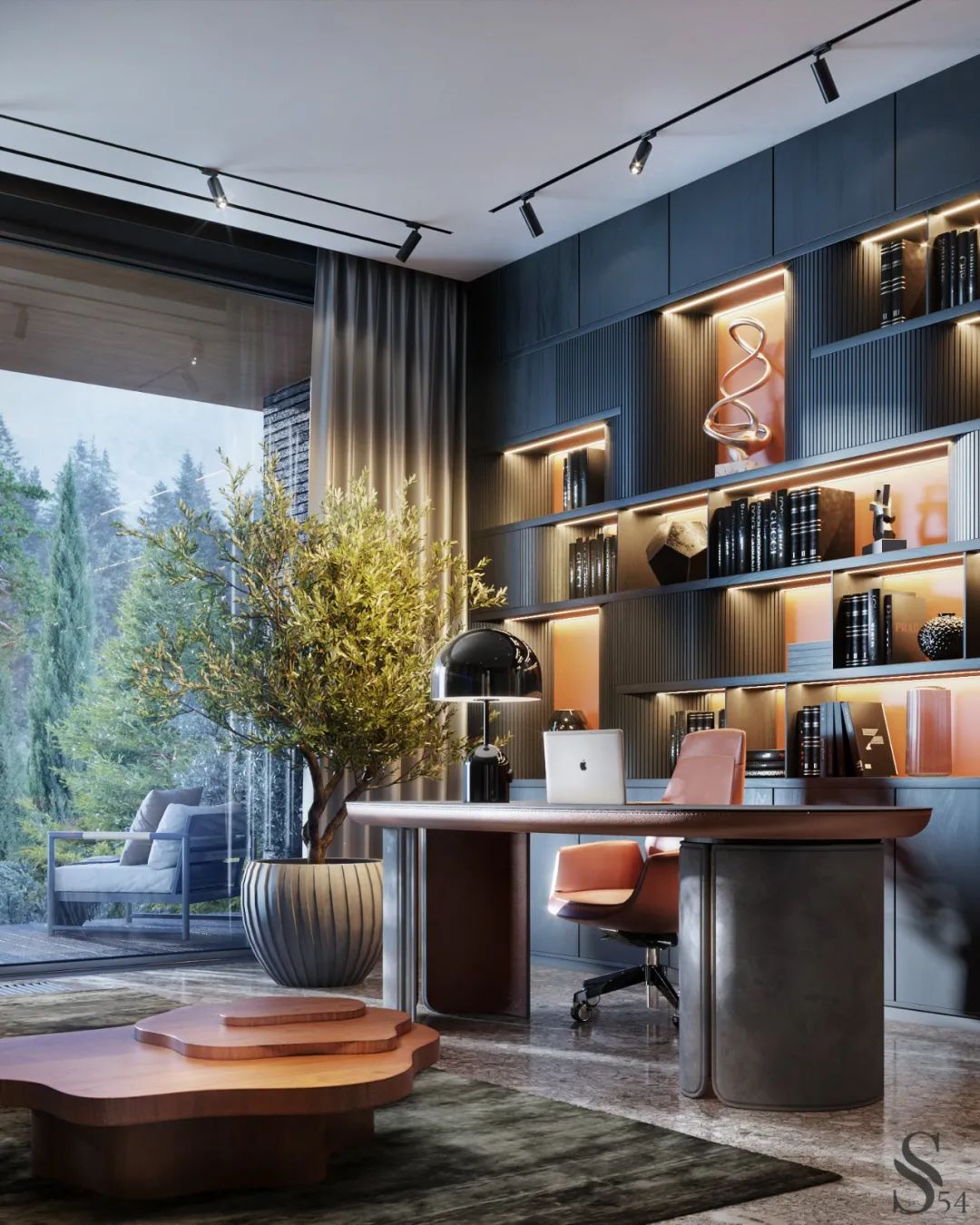 圣彼得堡900㎡森林别墅丨俄罗斯圣彼得堡丨STUDIA 54俄罗斯建筑设计工作室-22