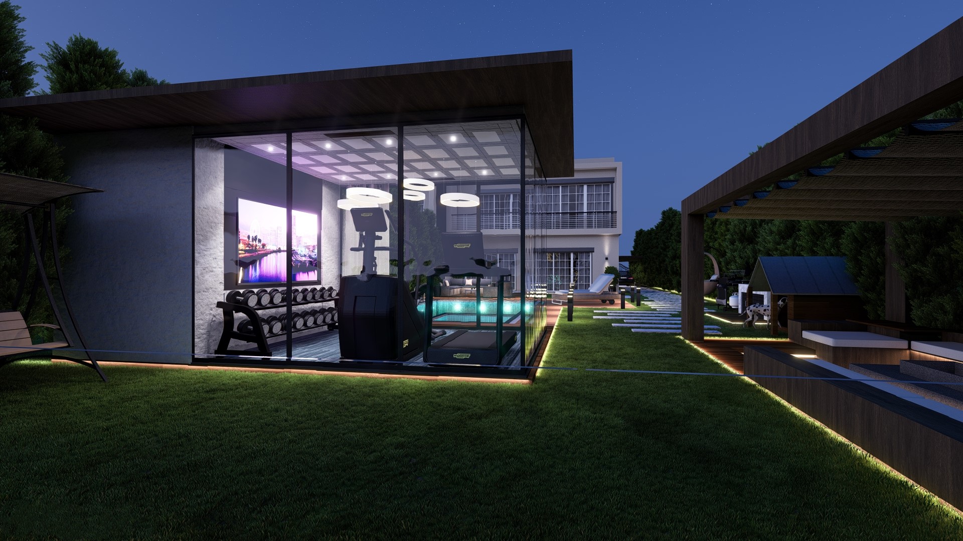 Private Villa in Karma Compound/Sheikh Zayed - Exterior-12