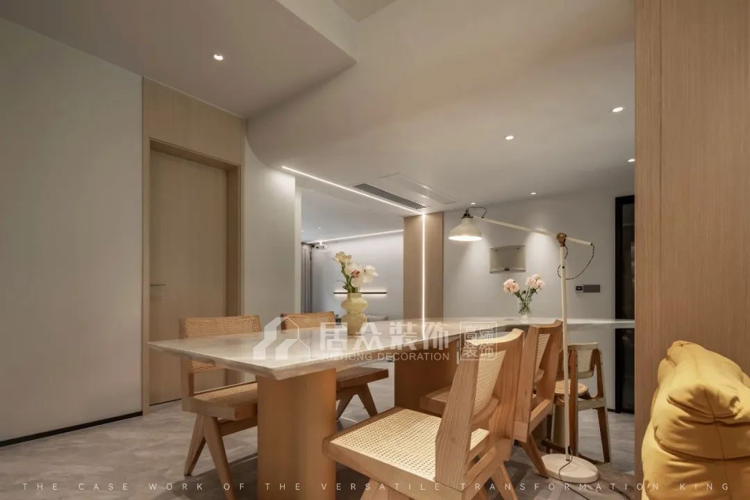 全案案例|圣莫丽斯180m²现代平层，塑造家的文艺范-28