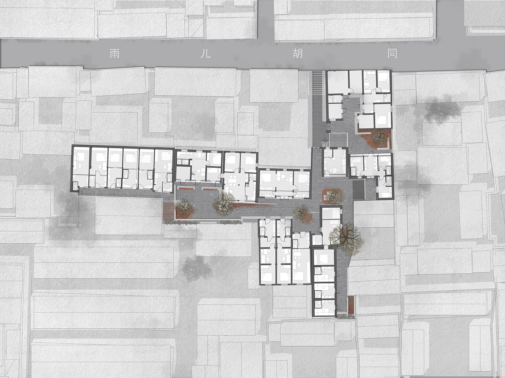 雨儿胡同杂院改造丨中国北京丨都市实践-76