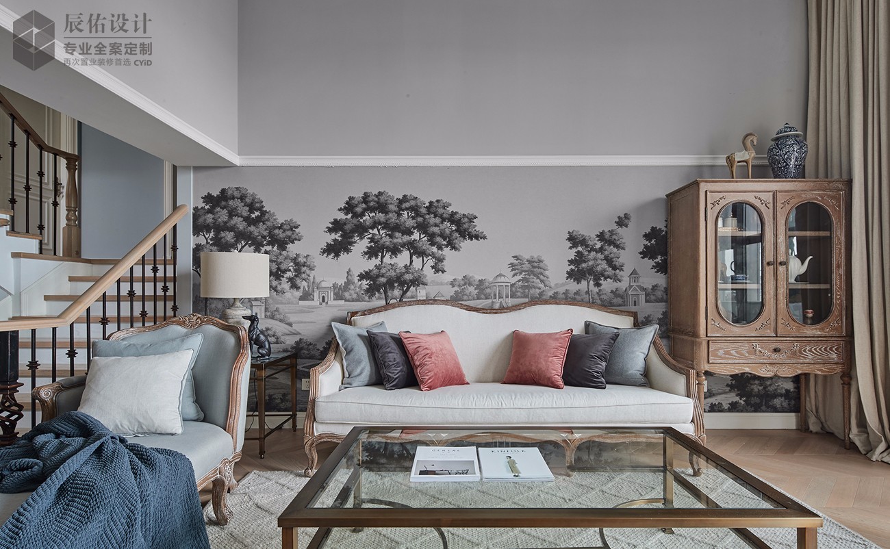 Christmas——252m²法式乡村住宅  辰佑设计-2