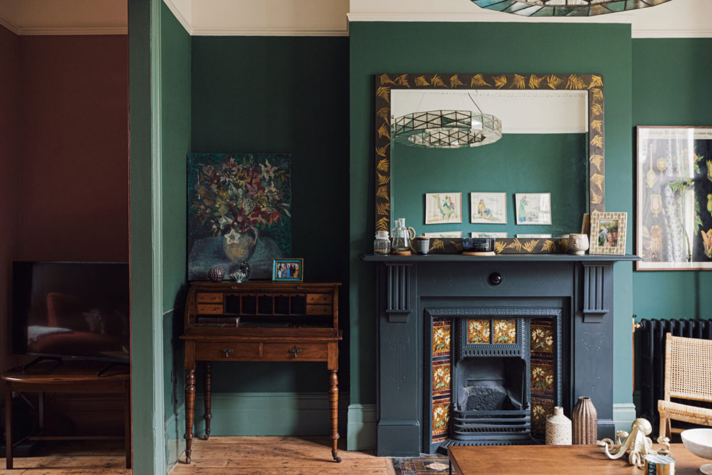 伦敦南部历史镇 house 炫彩内饰设计-6