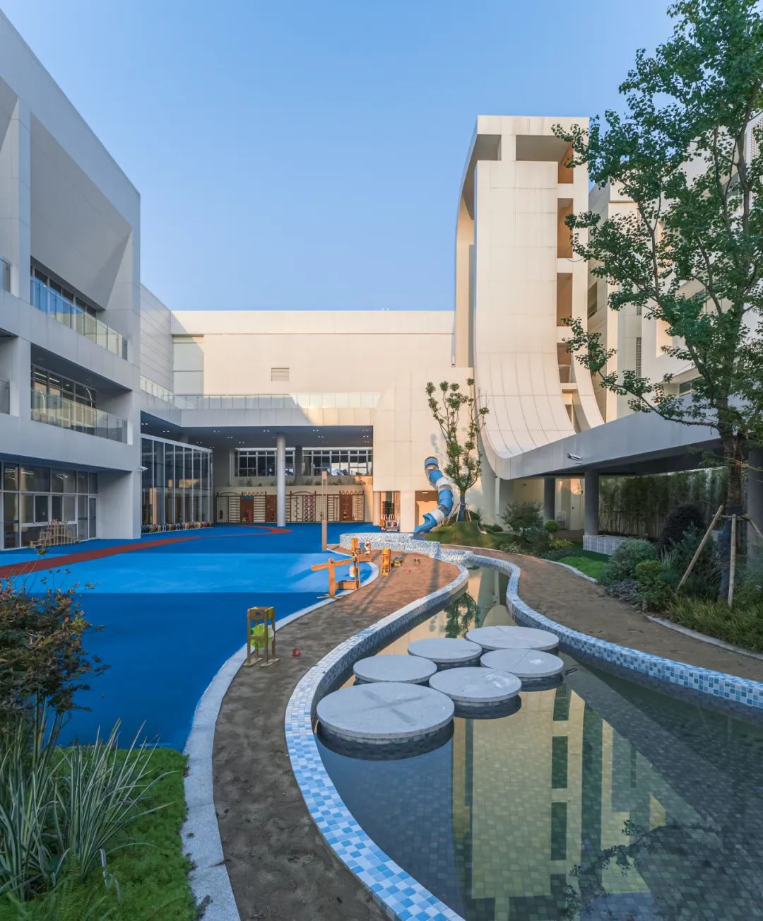 体块丰富的教学综合体：上海世外教育附属相城高新区实验小学-50