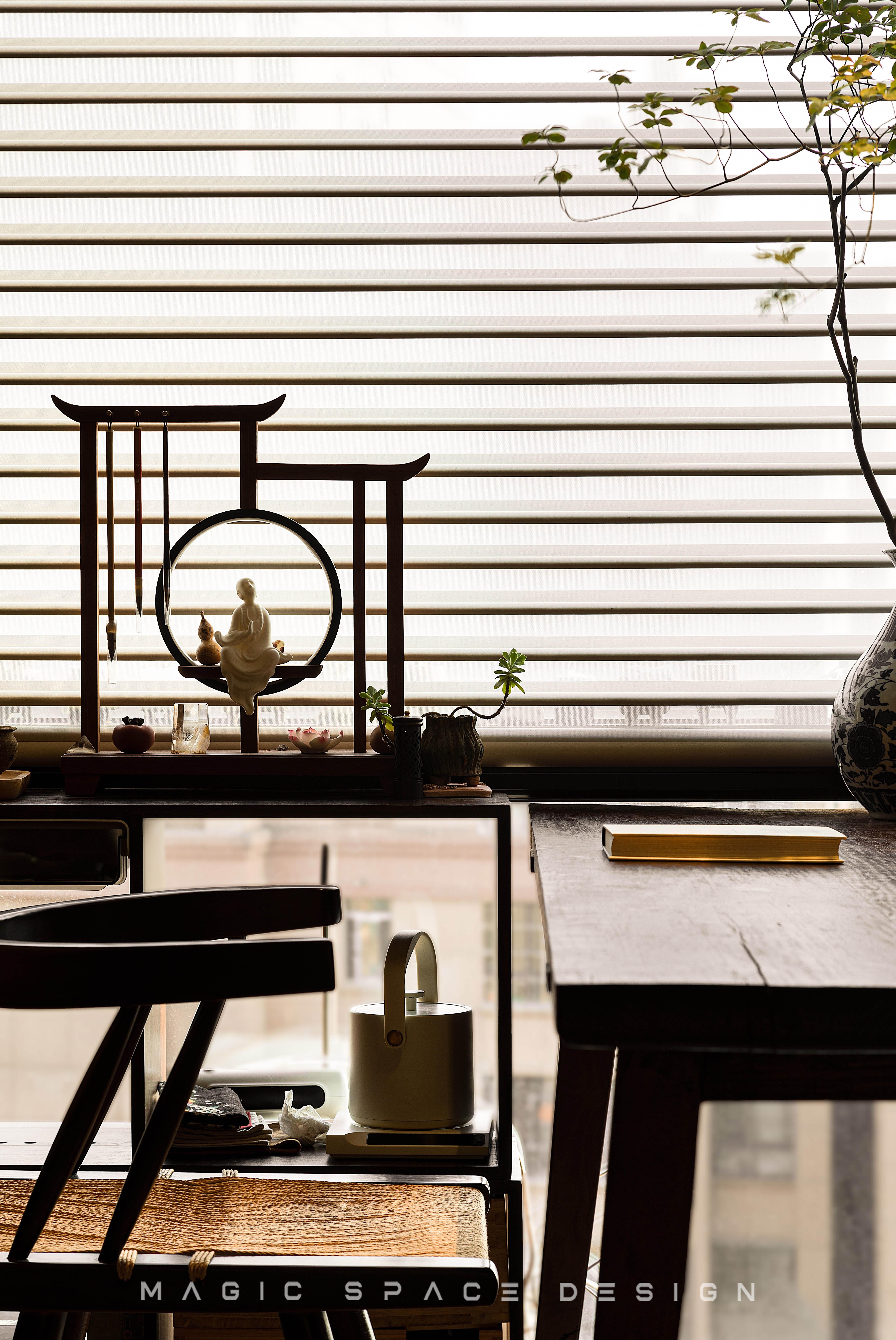 花窗玻璃的现代诗意 · 79㎡百川一居室设计丨百川设计-36