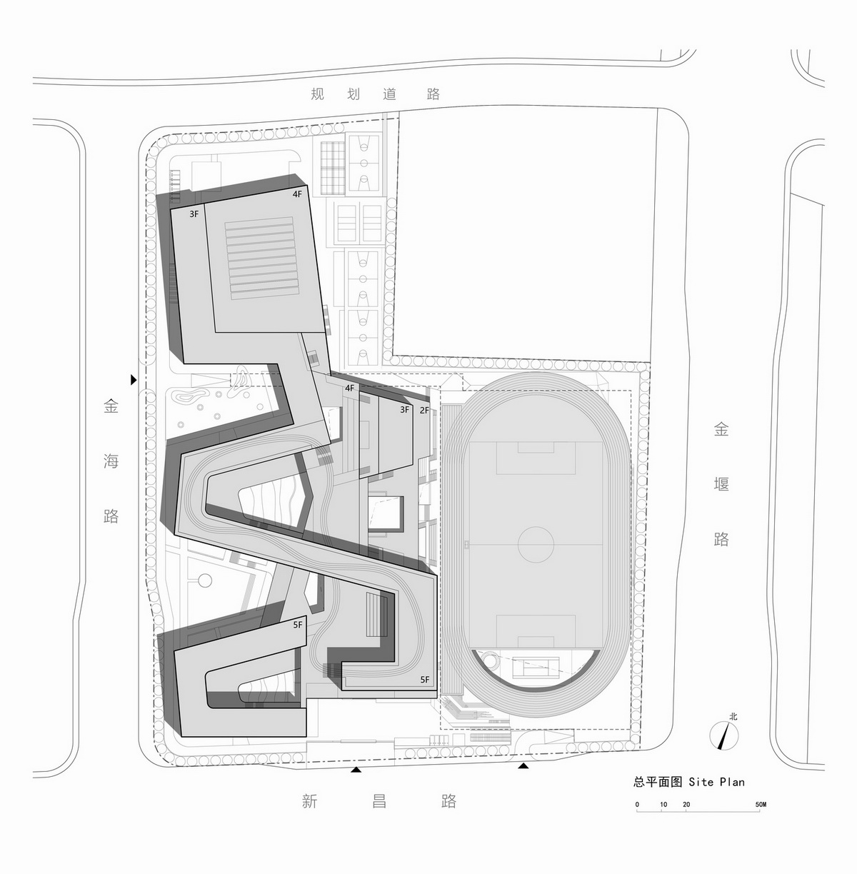 苏州金堰路高中丨中国苏州丨简和建筑-53