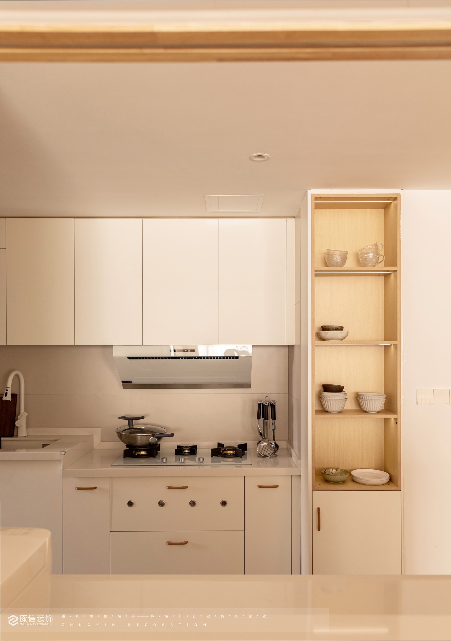 100 平旧房改造日式温馨家丨琢信装饰-8