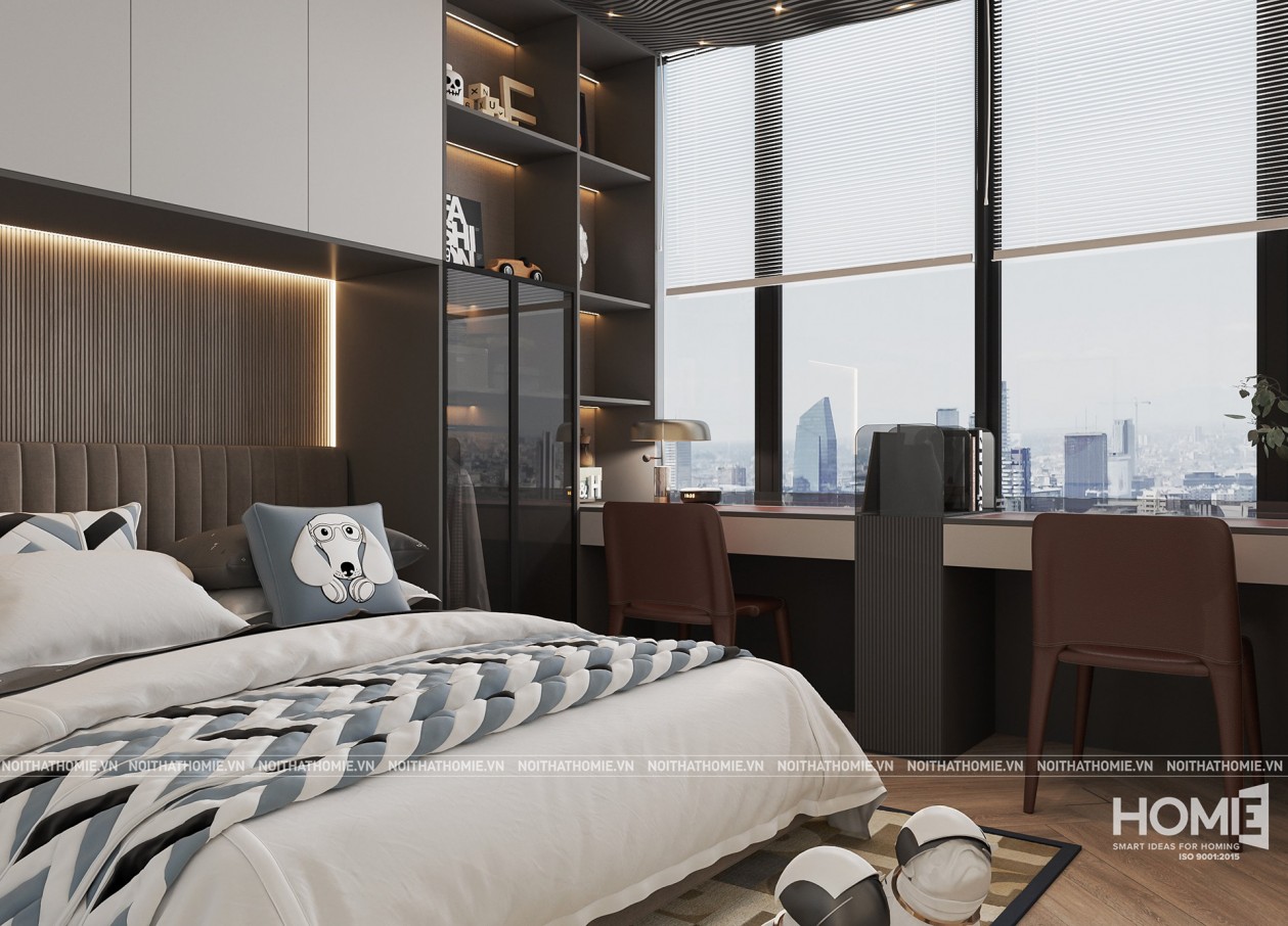 现代暖色系空间设计-18