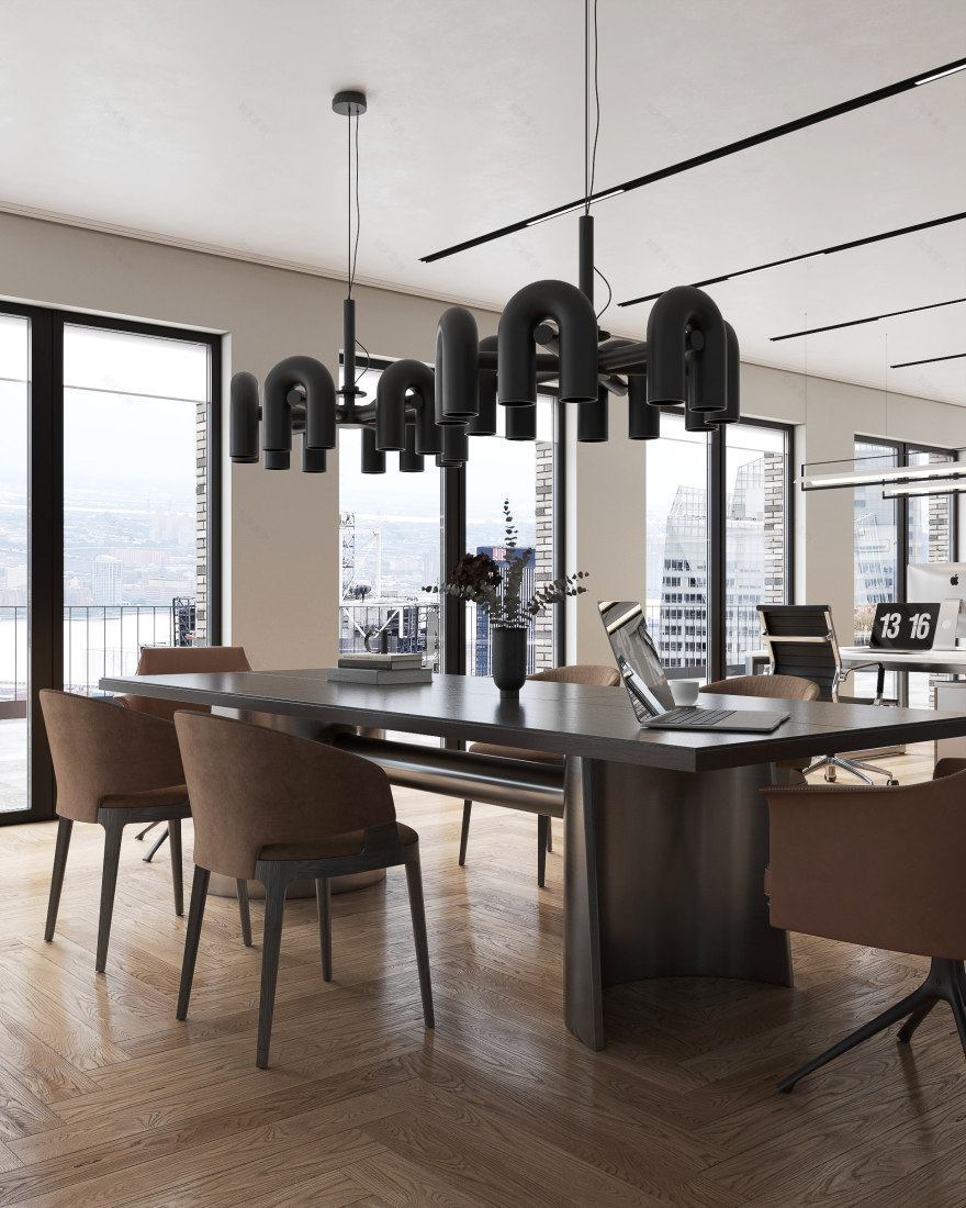 纽约开放式办公空间丨美国纽约丨Olha Shatkovska-8