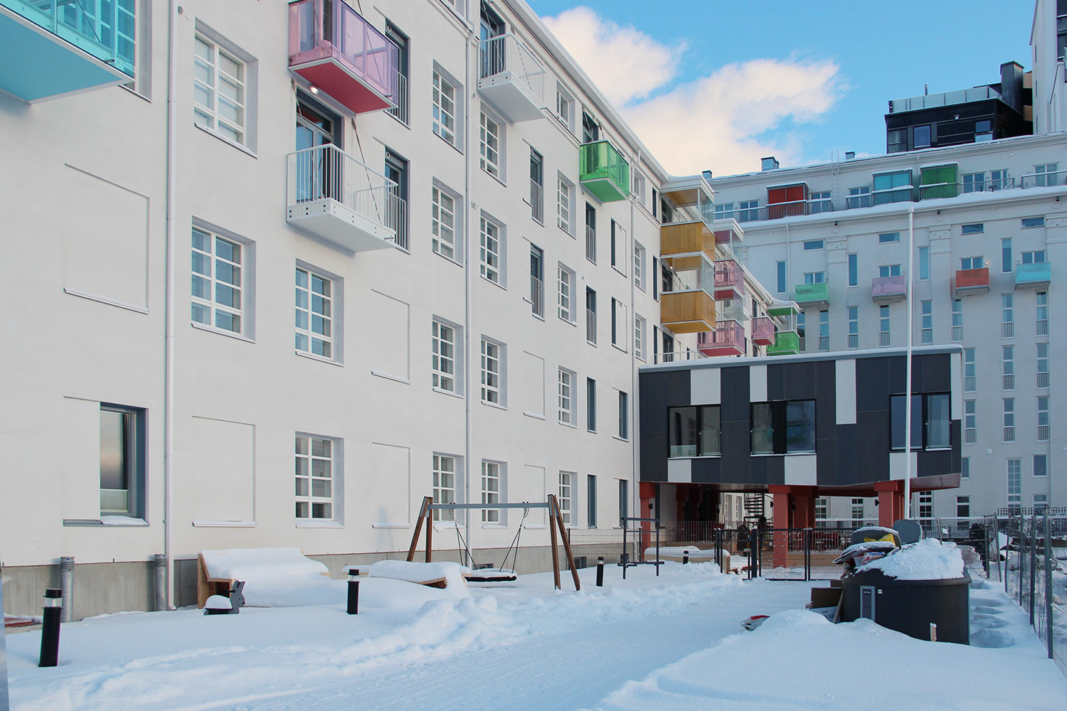 Coop Oulun Tervahovin Mylly 公寓与养老设施丨PAVE Architects-8