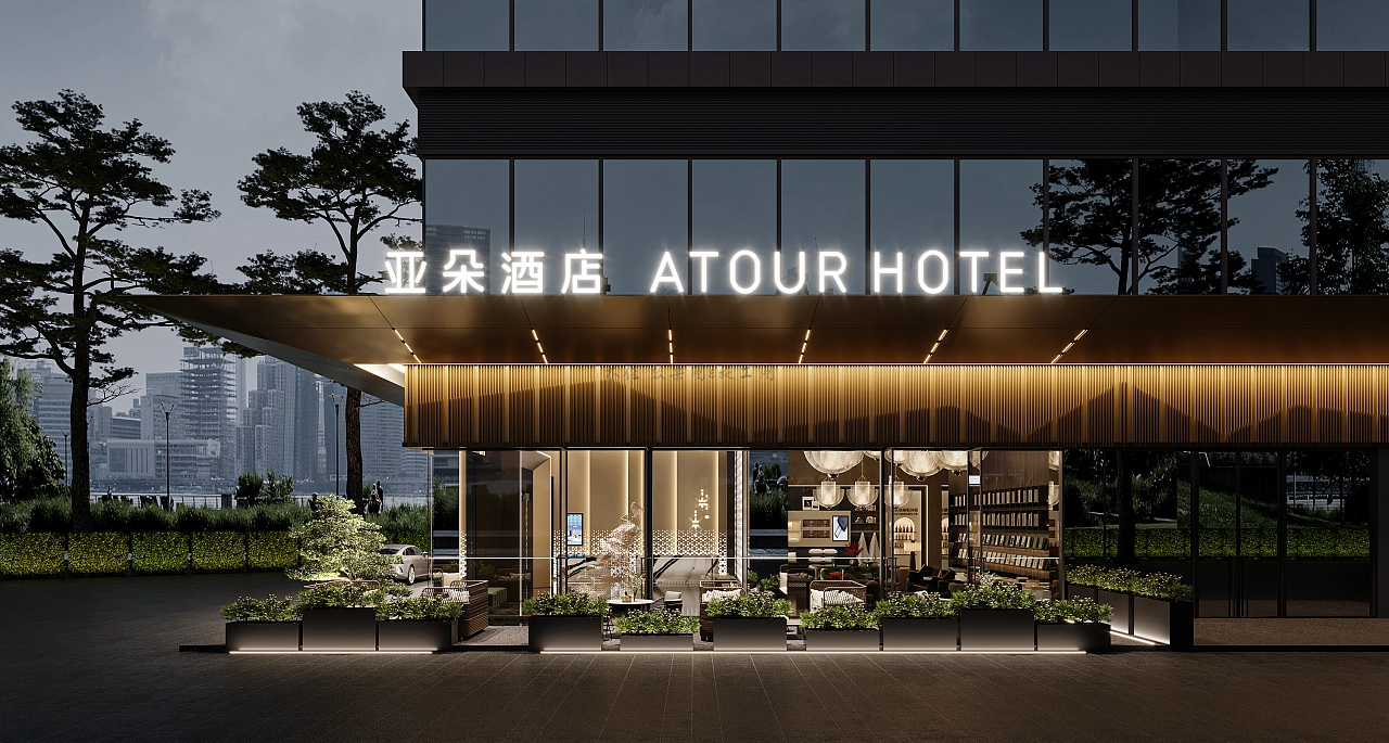 室外/各类黄昏类型鸟瞰图纸 -2