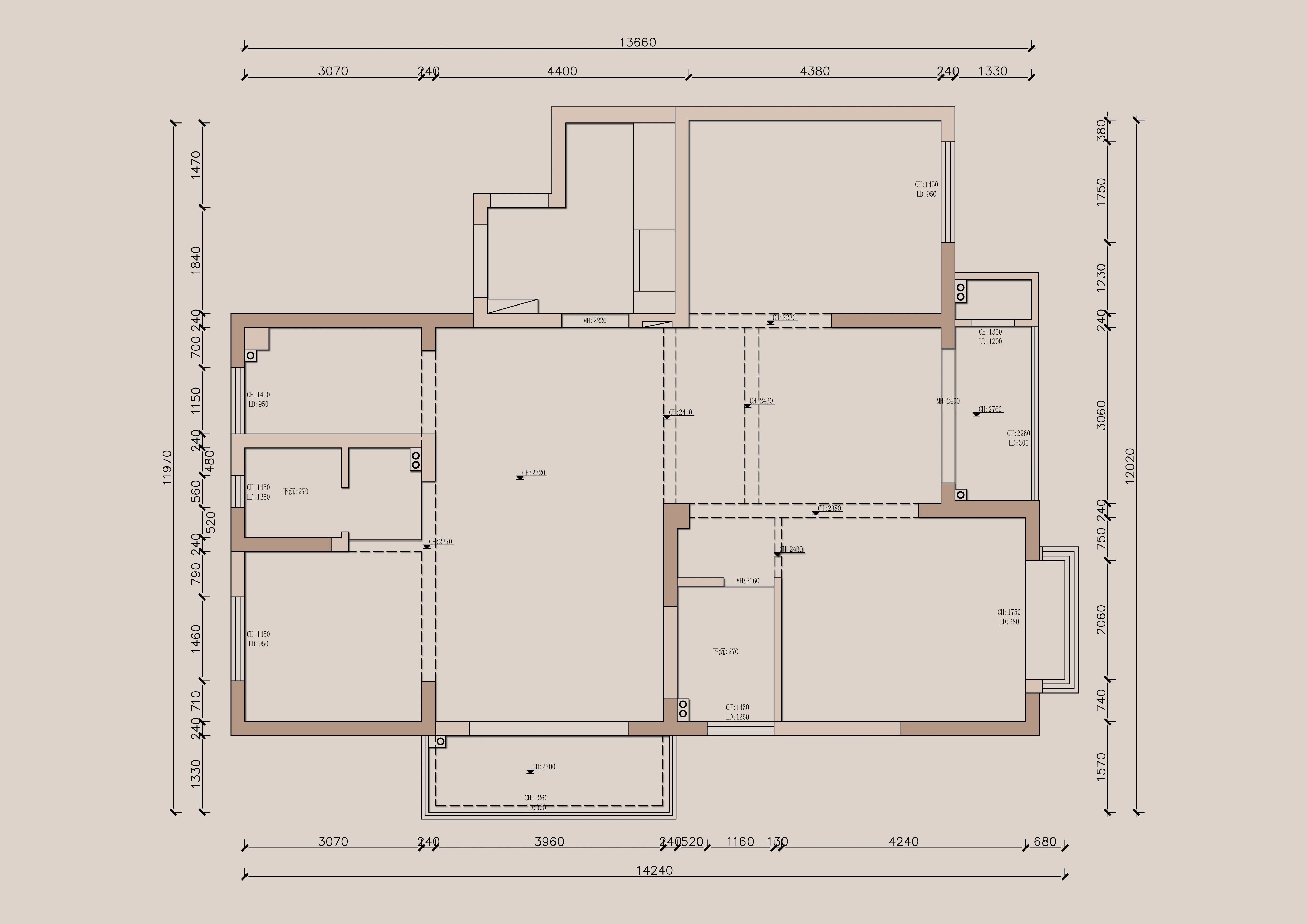 平层丨芥弥·Dai设计工作室-3