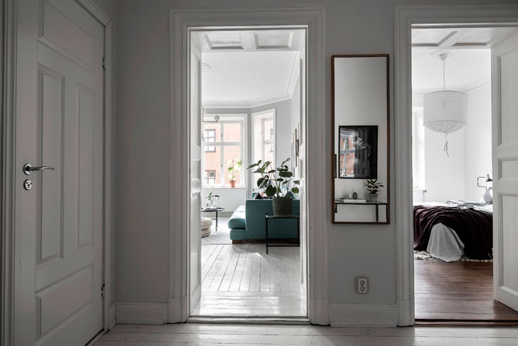 斯德哥尔摩魅力公寓，时尚色调与海景窗的完美结合-11