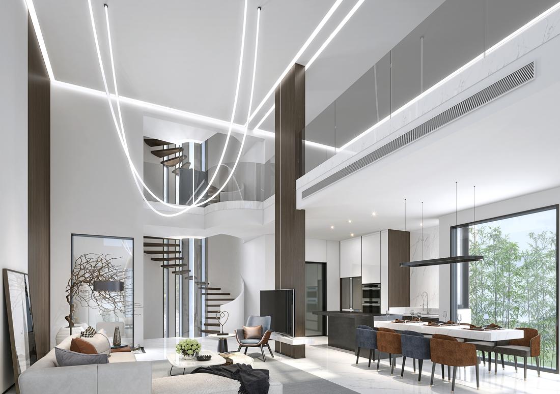 现代餐厅的立体艺术设计-2