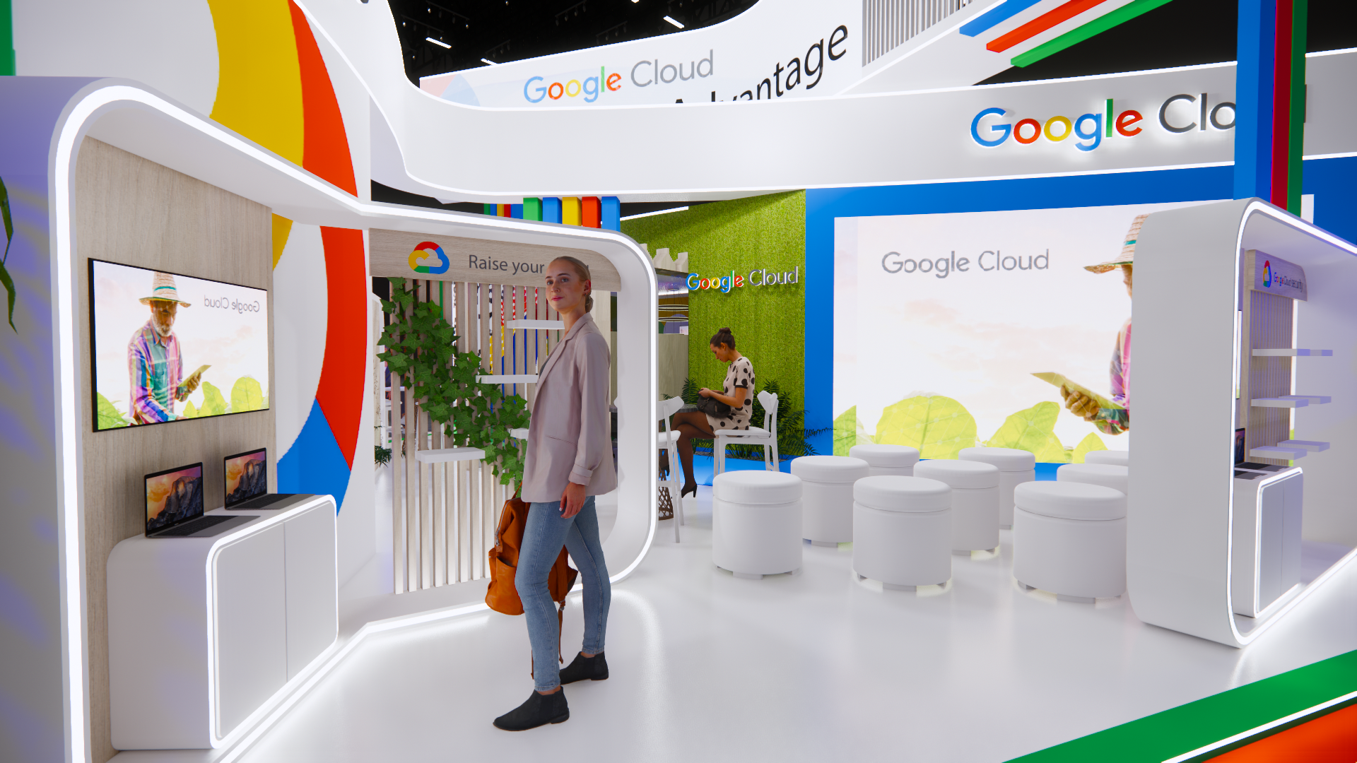 Google exhibition stand , event design-18