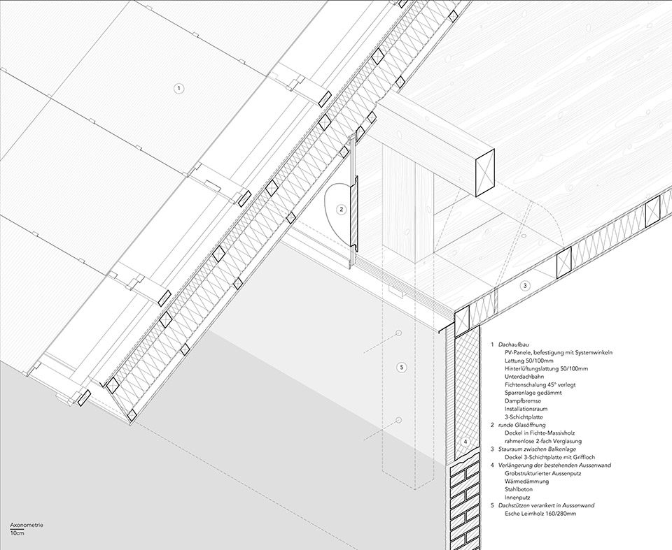 飞檐住宅丨Lorenz Bachmann Architect ETH SIA-52