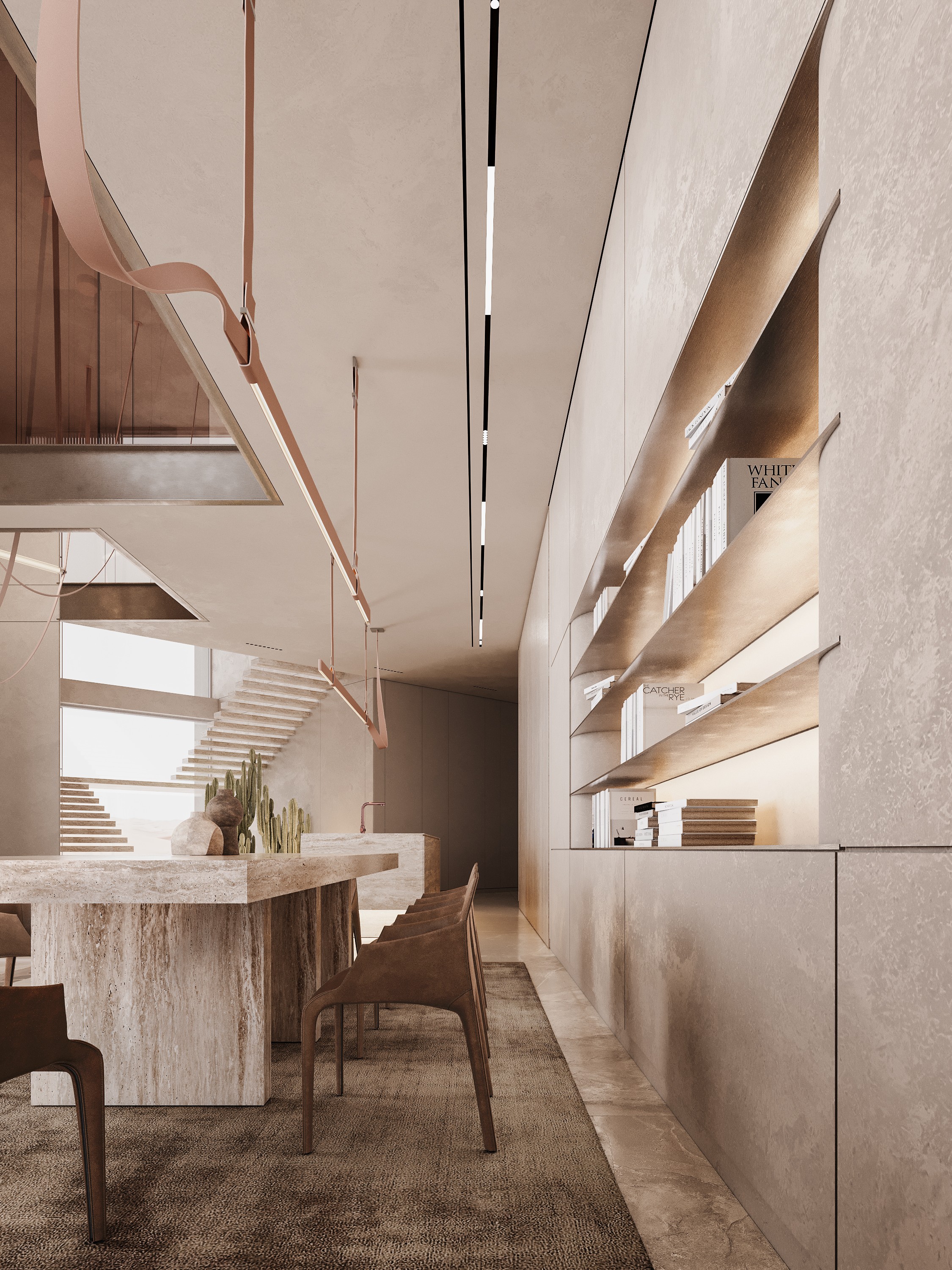 高级素色+木质风 别墅设计！-17