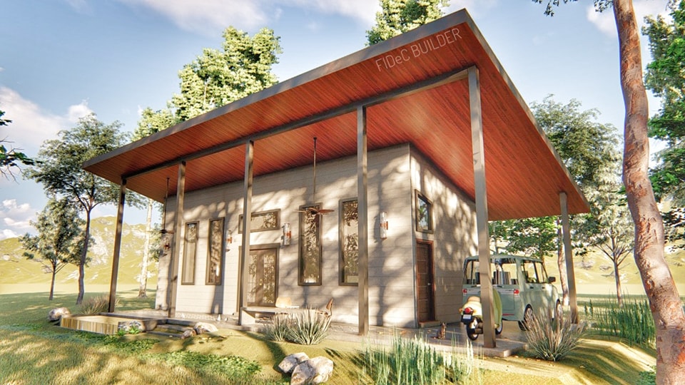 小型开放式概念度假屋设计丨FIDeC Builder-7