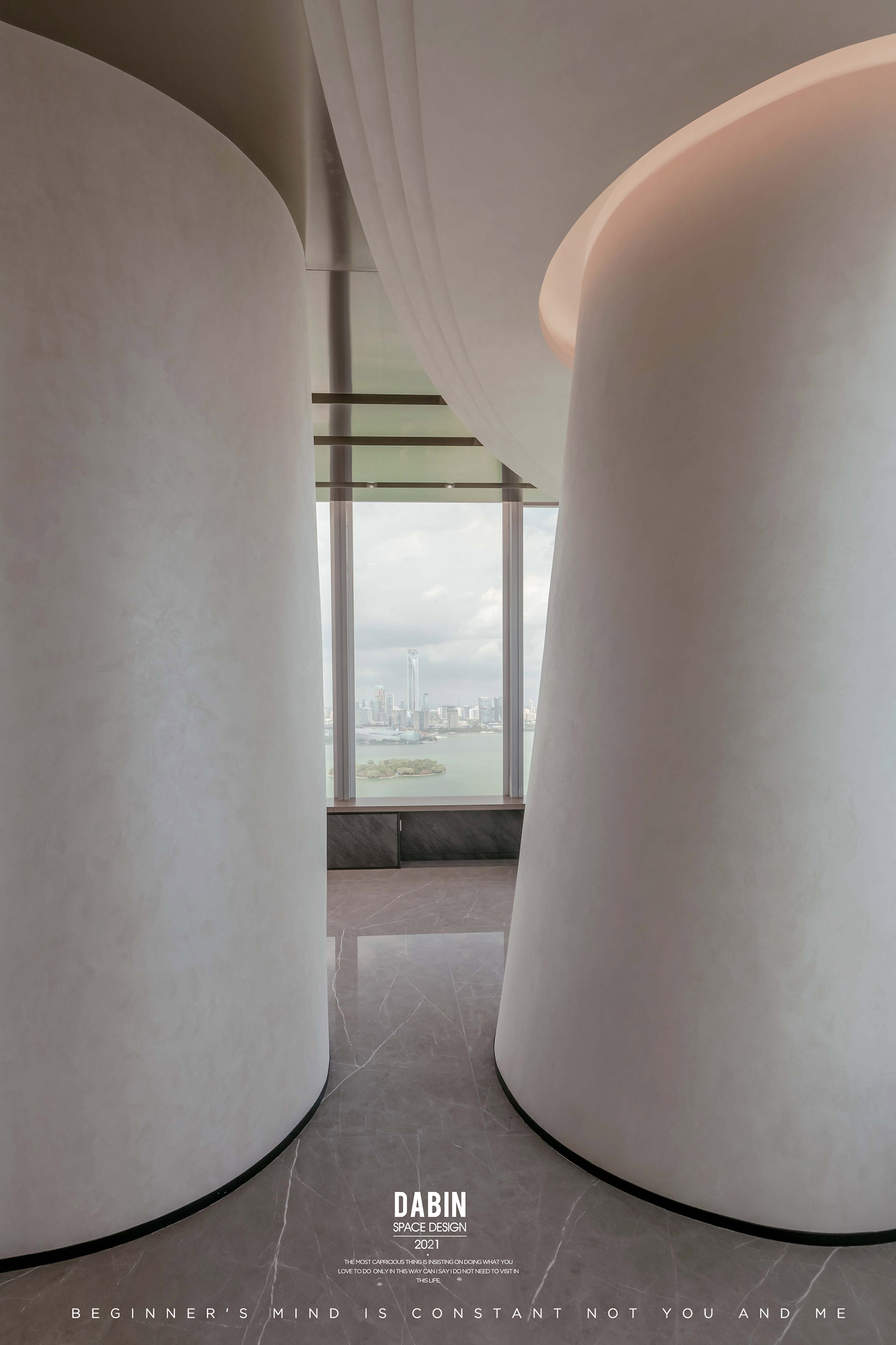 大斌空间设计 | 在金鸡湖畔的繁华商区，用水元素来一场持续的「想入非非」-11