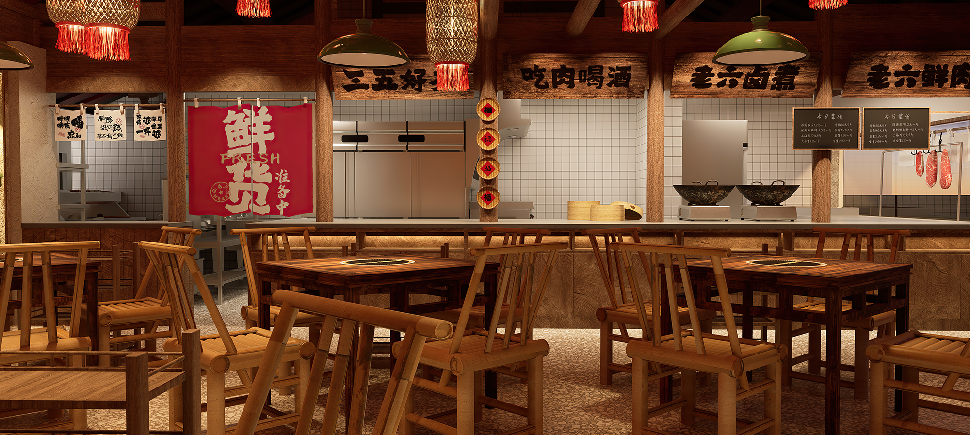 任老六·定海古城店丨中国舟山丨魔戏空间设计-34