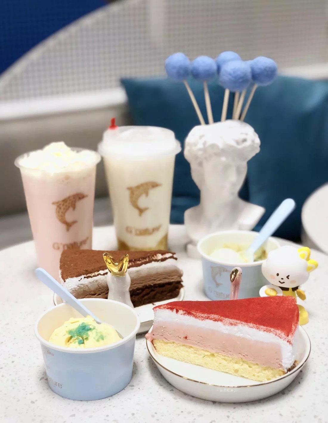 INS 北欧风冰淇淋店，海洋球池、梦幻水晶球灯吸睛设计-26