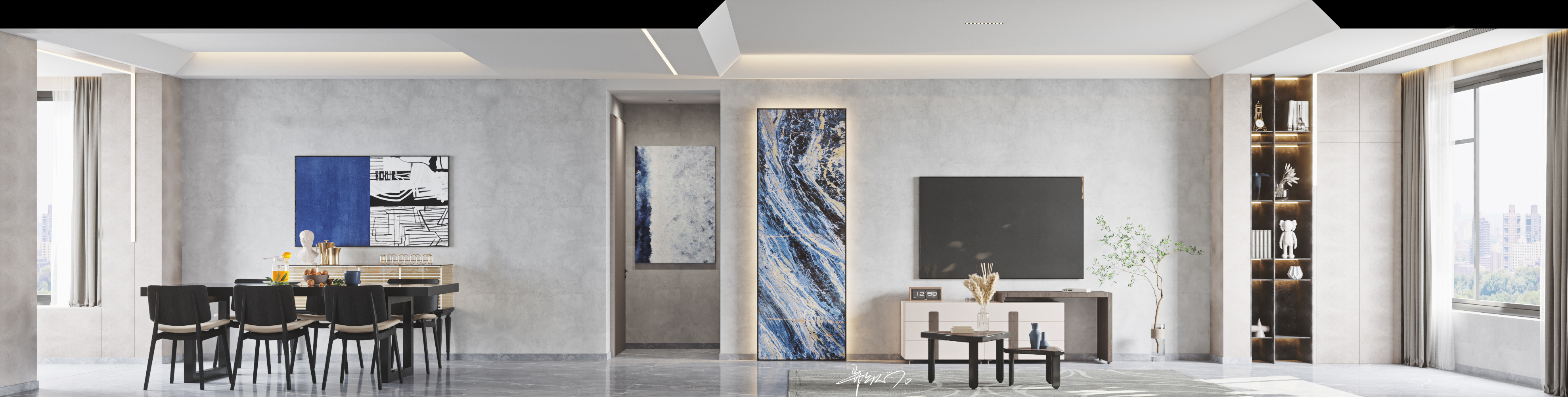 简约现代风酒店客房设计丨知名设计师-9