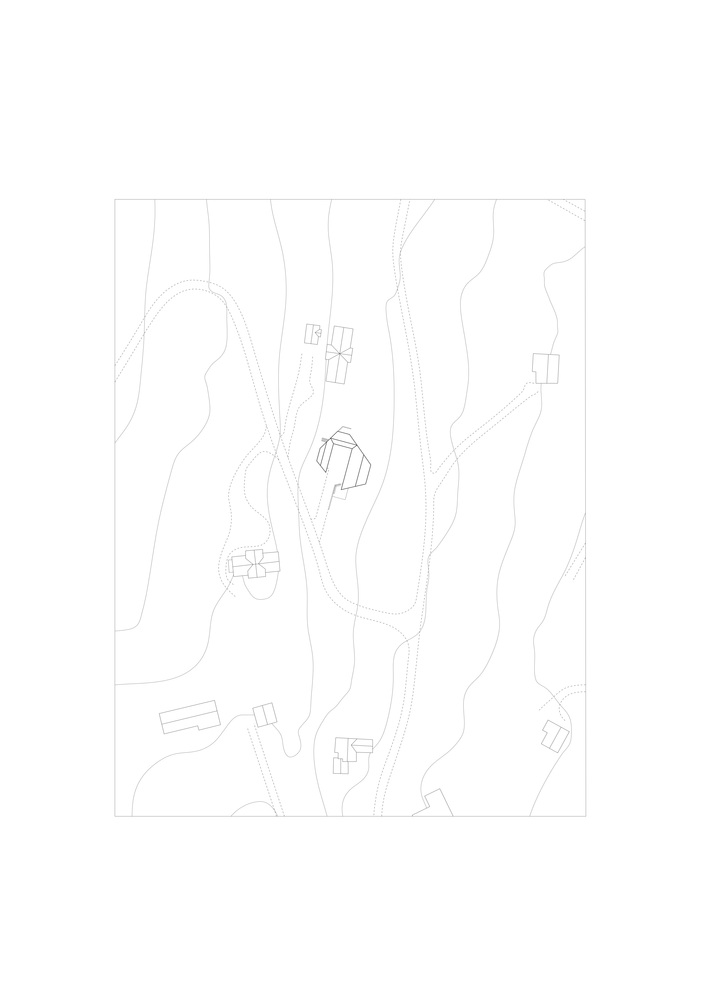 极地黑色木屋，融入大自然的冬季景观-55