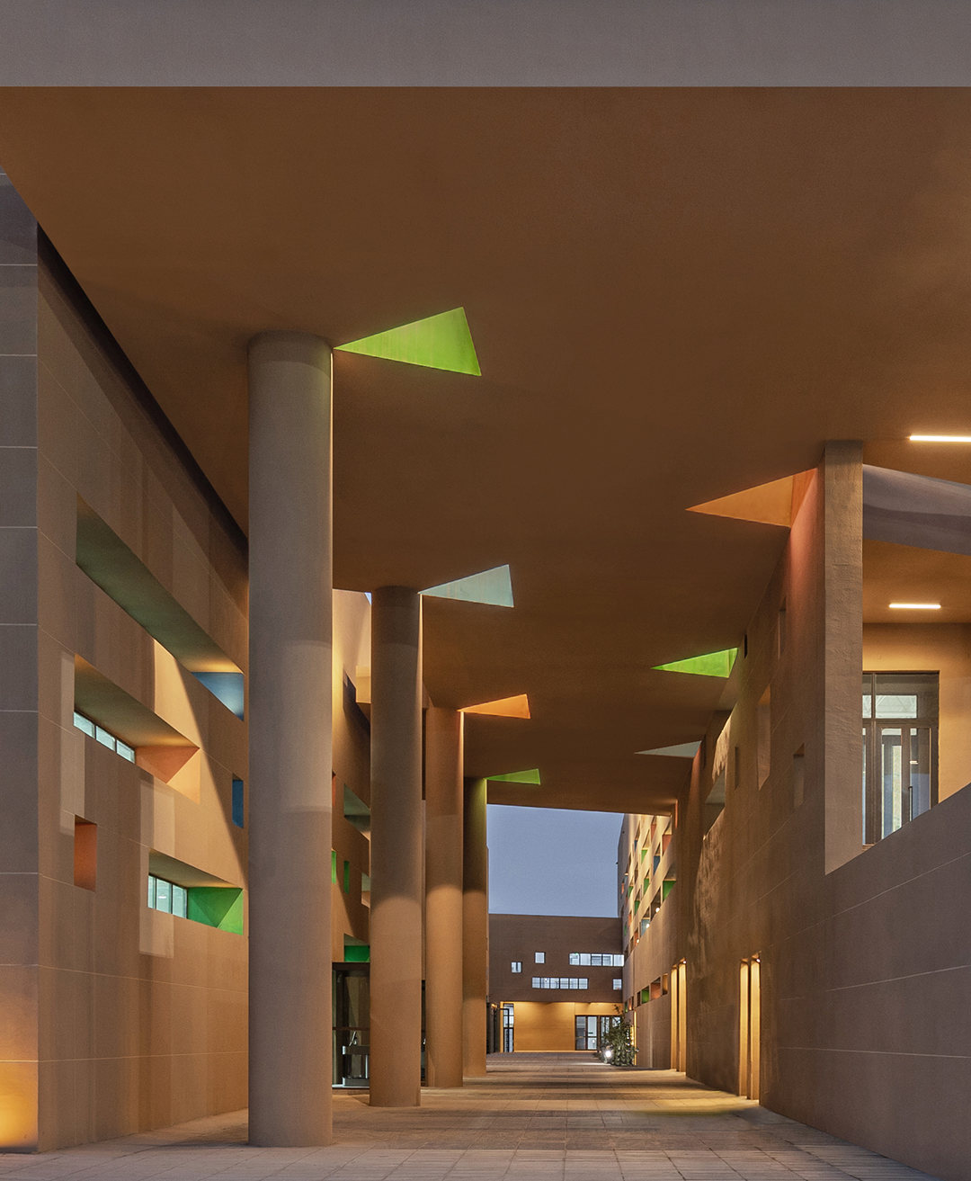 中国院作品|新疆塔里木大学新校区风雨操场-22