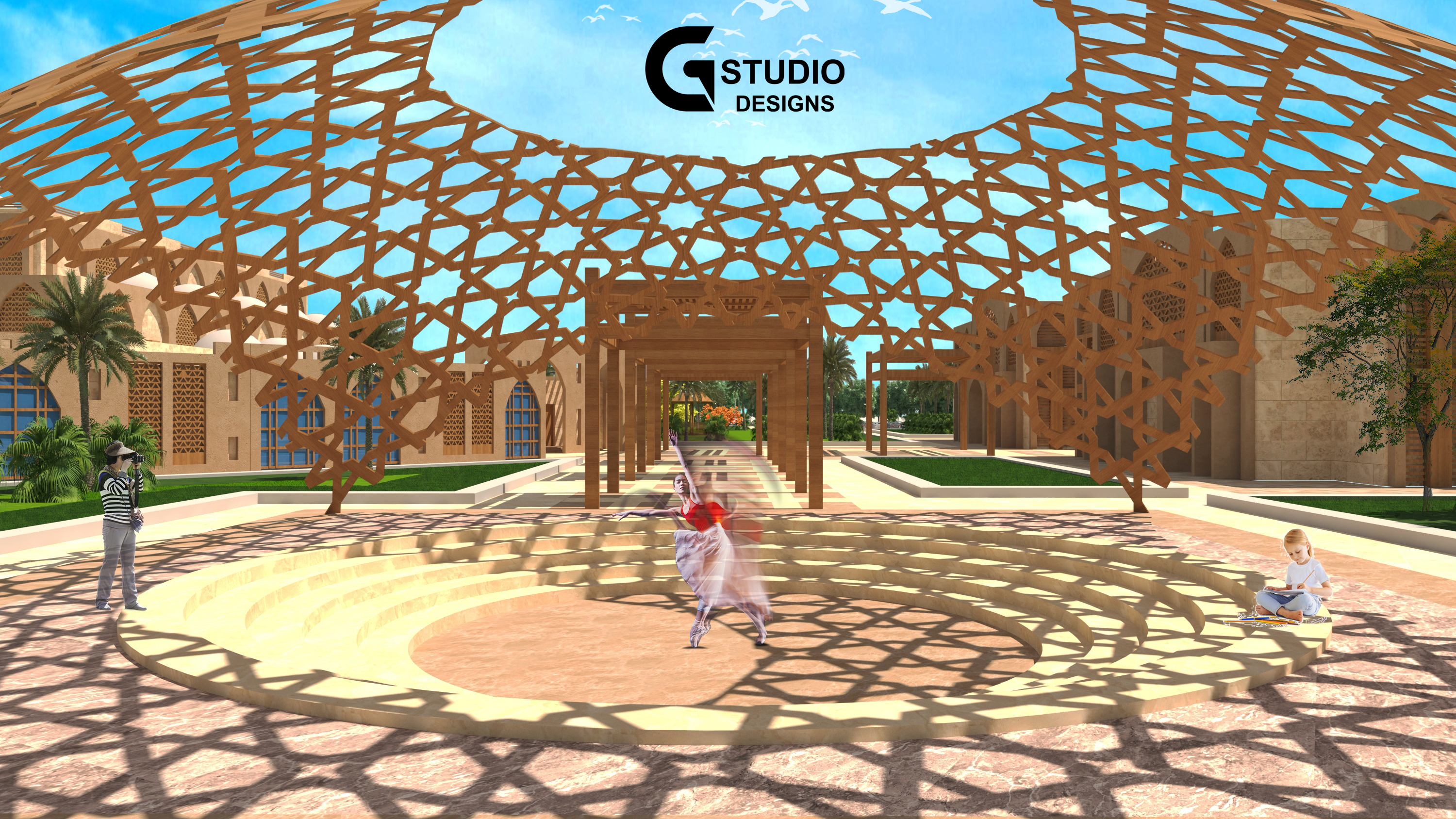 伊斯兰工艺中心（毕业设计）丨埃及丨PSG 工作室设计-14