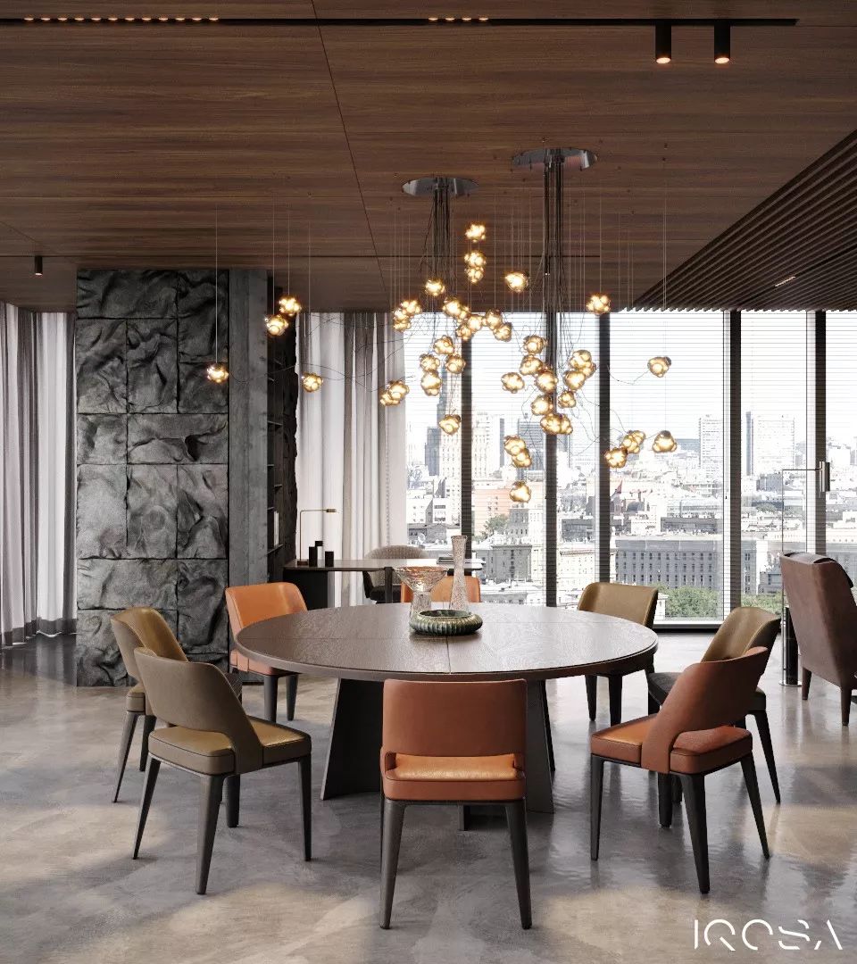 乌克兰 IQOSA 工作室打造野性公寓,粗犷与精致的完美融合-55