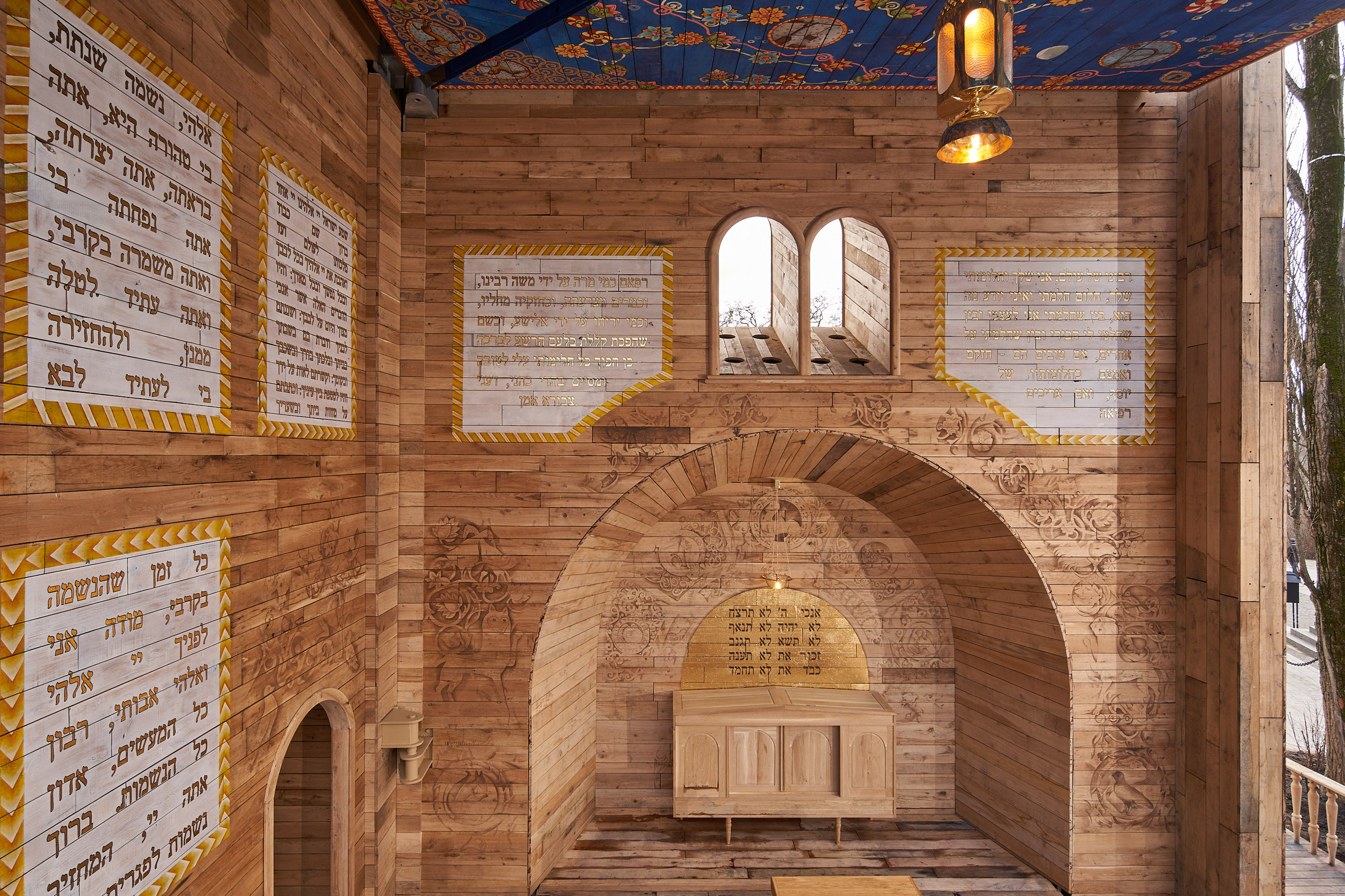 乌克兰“弹出式”犹太教堂,Manuel Herz Architects 作品-11