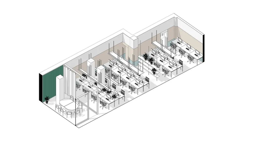 颜色和图形细节打造独特个性！【办公空间】-89