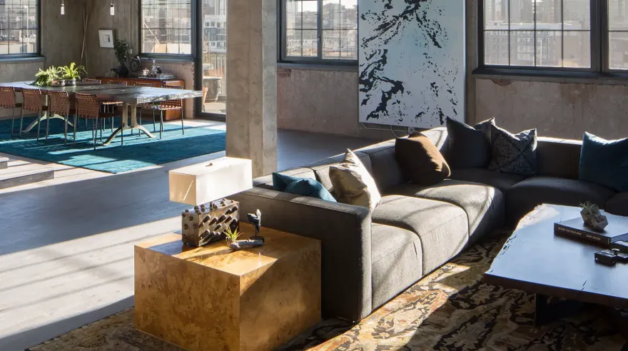 旧面粉厂改造的 loft,工业风与现代生活的完美融合-1