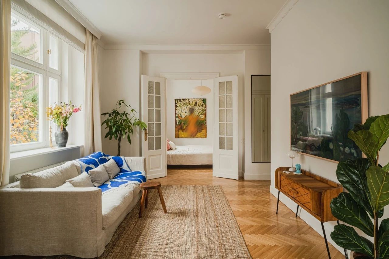 70㎡的小宅,一家三口住,居然还能如此精致,女主太厉害了!-9