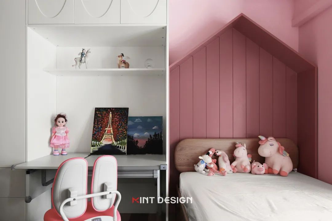 薄荷设计丨胭脂红+原木，玩转复古小情调，把家变成「时光穿梭机」-93