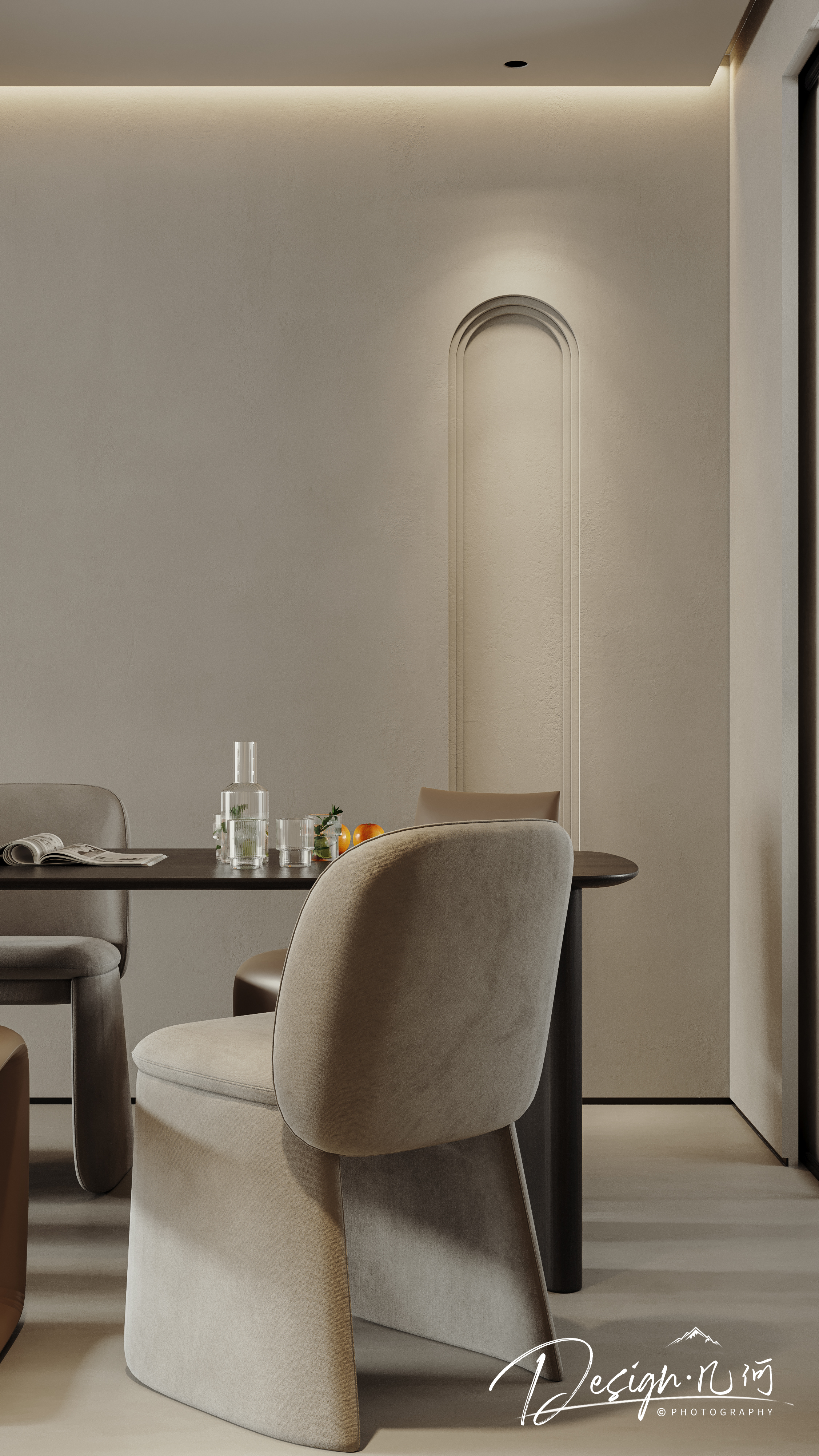 几何空间视觉表现 | 高速时代公馆法式奶油风-11