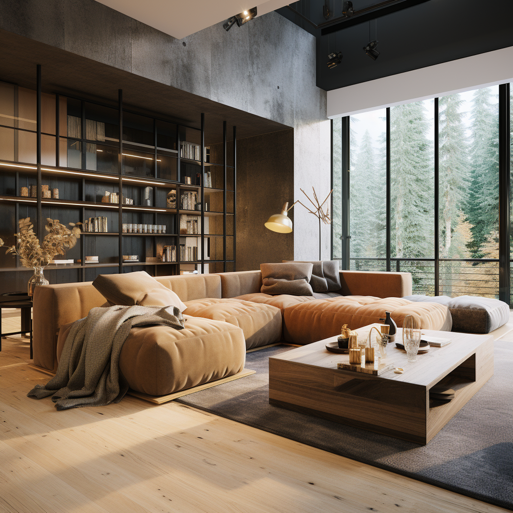 工业风黄沙发原创-9