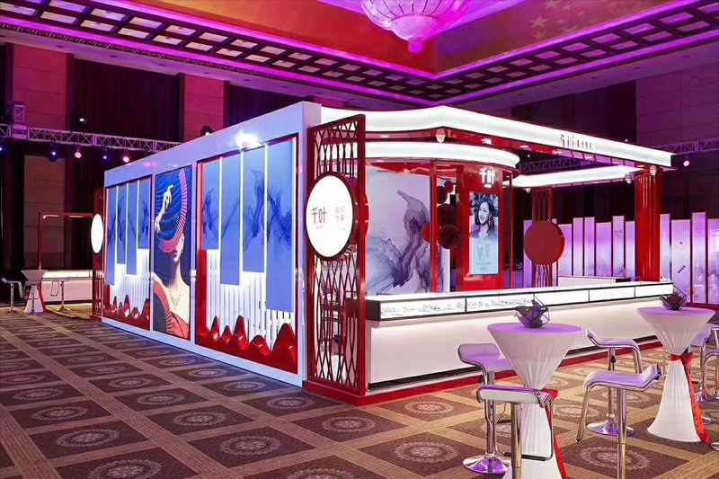 千叶珠宝清淡水墨限时快闪店设计-8