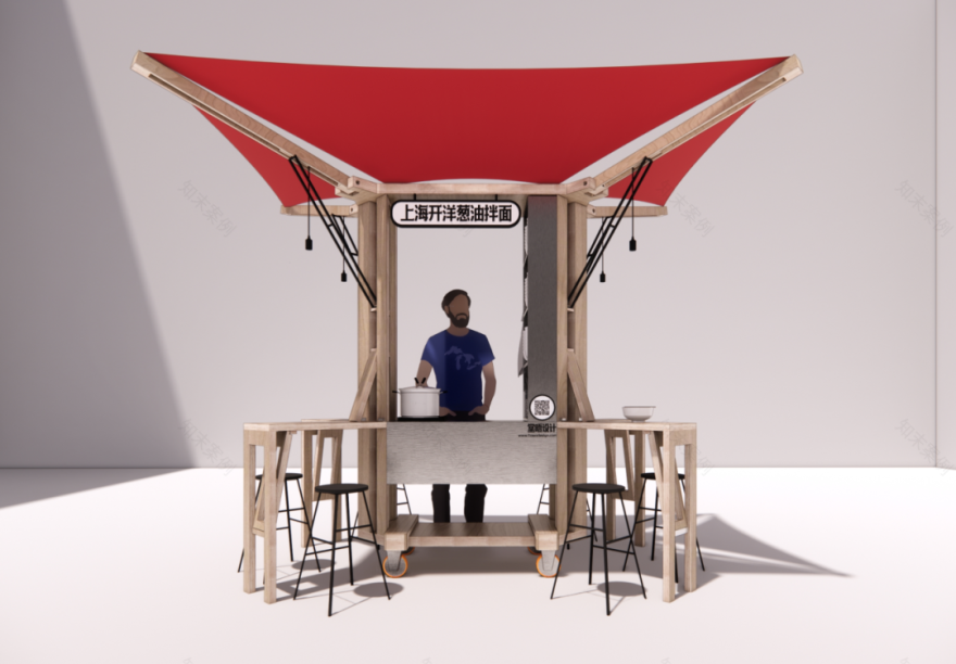 创意练摊计划 | 堂晤设计上海传统小吃“葱油拌面”面摊-13