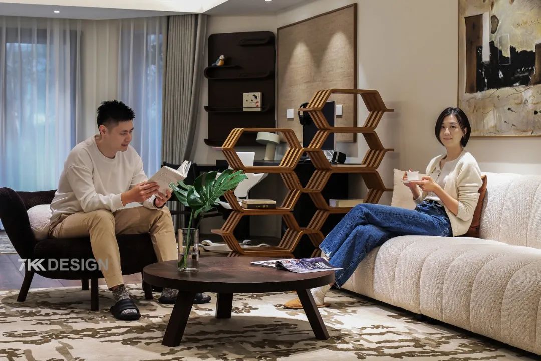 上海 145㎡美式双入户无主灯设计宅丨中国上海丨7KK DESIGN-26