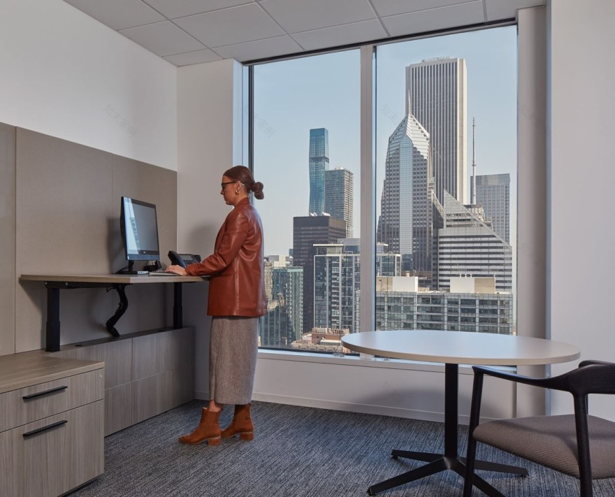 芝加哥 Berger Schatz 办公室丨美国芝加哥丨Charlie Greene Studio-15