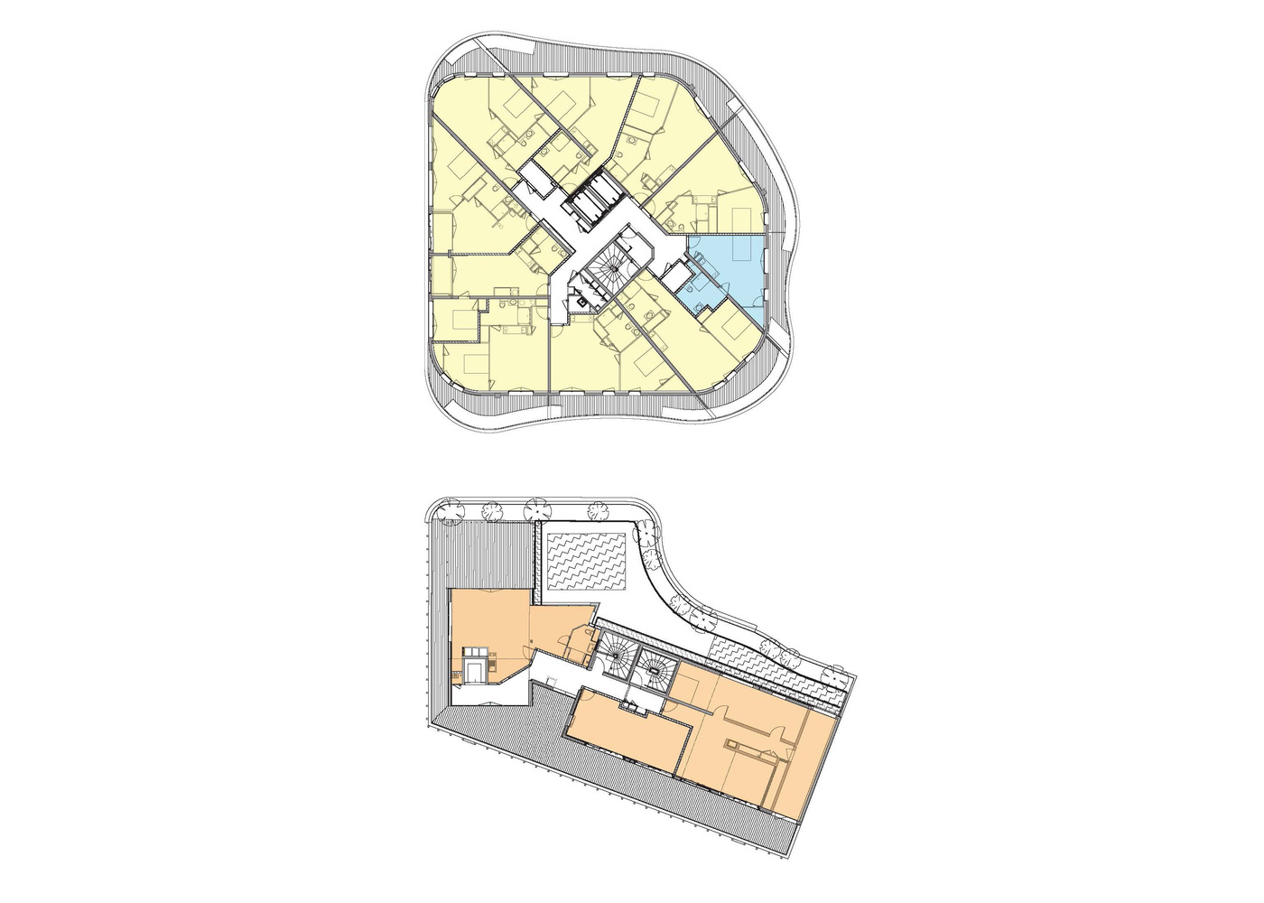 
将绿色和自然光融入集托儿所老年公寓一体的住宅楼设计 - 戈者设计 | 戈者设计-30