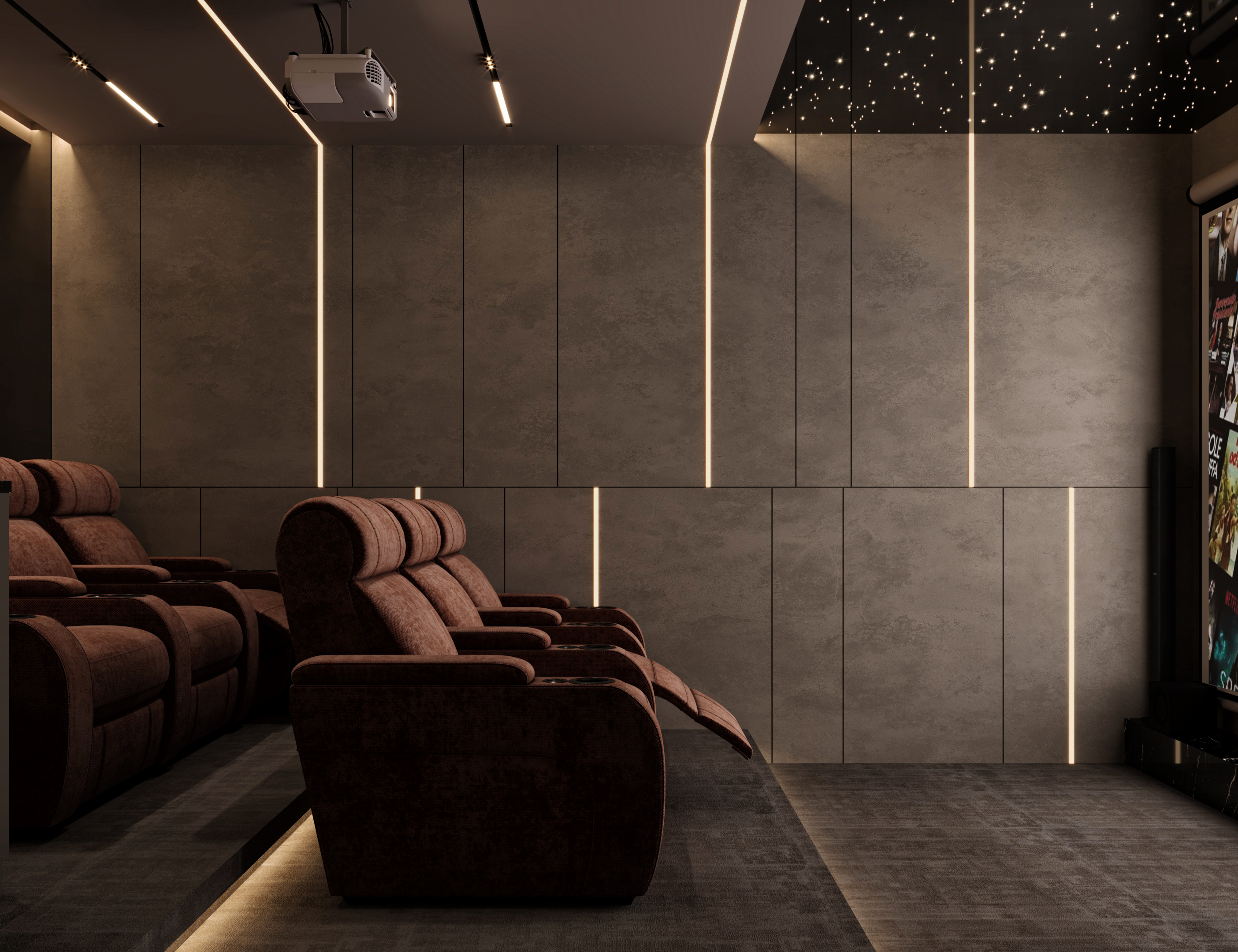 影音室丨Graffiti interior design-1