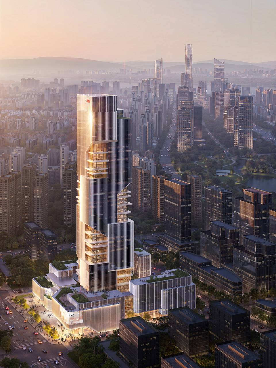 新城灯塔丨中国南京丨奥雷·舍人事务所Buro Ole Scheeren-5